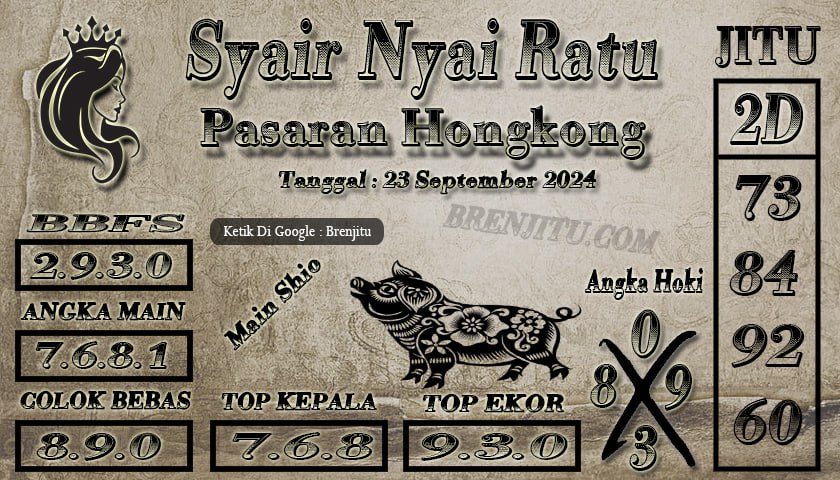 Syair Togel Hongkong Brenjitu Tanggal 23 September 2024