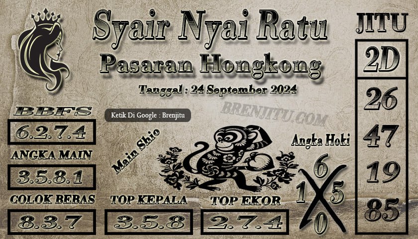 Syair Togel Hongkong Brenjitu Tanggal 24 September 2024