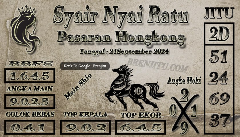 Syair Togel Hongkong Brenjitu Tanggal 21 September 2024