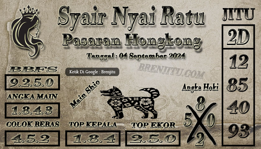 Syair Togel Hongkong Brenjitu Tanggal 04 September 2024