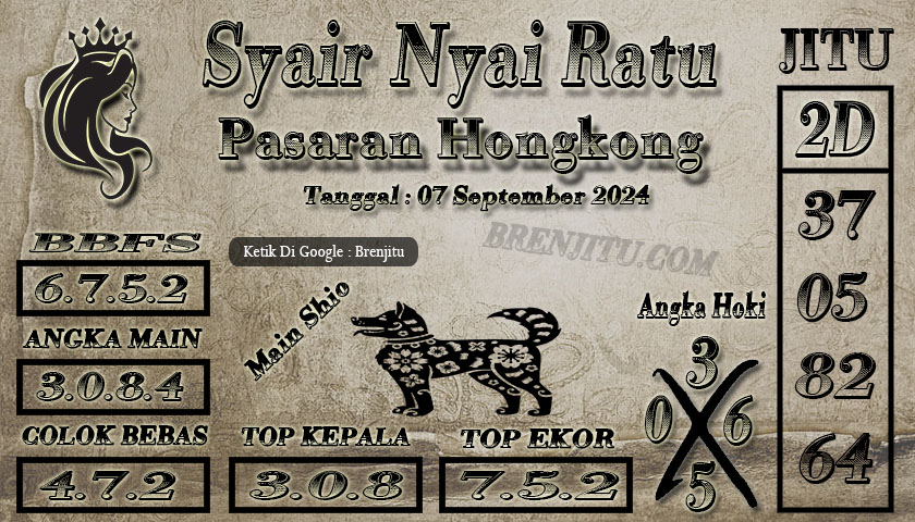 Syair Togel Hongkong Brenjitu Tanggal 07 September 2024