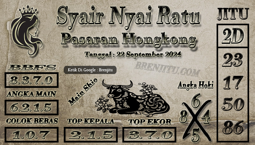 Syair Togel Hongkong Brenjitu Tanggal 22 September 2024