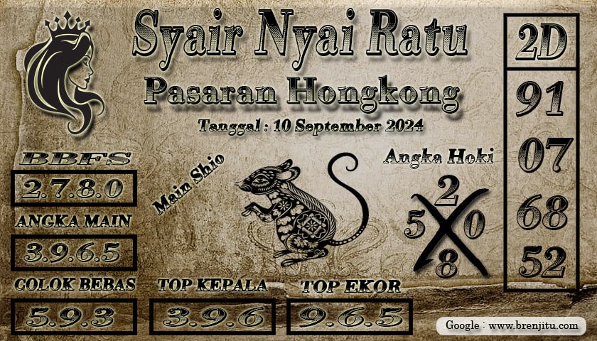 Syair Togel Hongkong Brenjitu Tanggal 10 September 2024