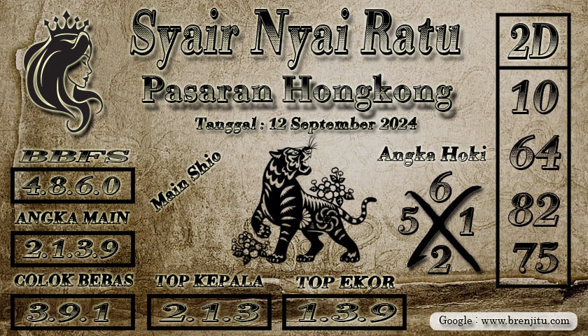 Syair Togel Hongkong Brenjitu Tanggal 12 September 2024