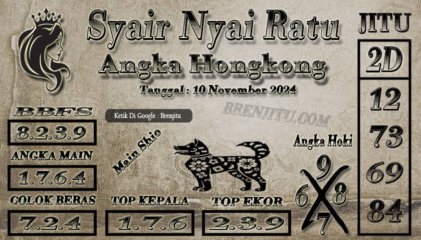 Syair Togel Hongkong LOTTO Brenjitu Tanggal 10 November 2024