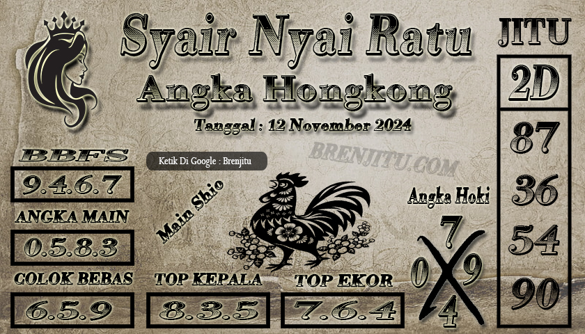 Syair Togel Hongkong LOTTO Brenjitu Tanggal 12 November 2024