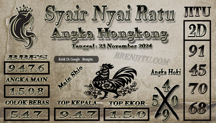 Syair Togel Hongkong LOTTO Brenjitu Tanggal 23 November 2024